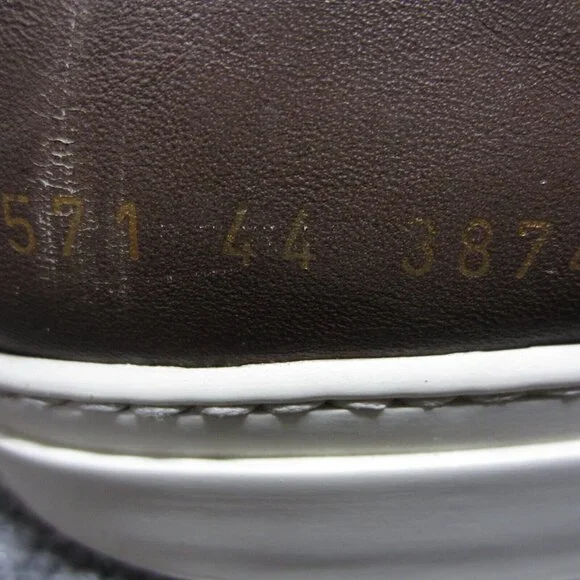 Common Projects Sneakers Men's Low Top Lace Up Brown Leather Shoes 44 US 11 - Picture 12 of 13
